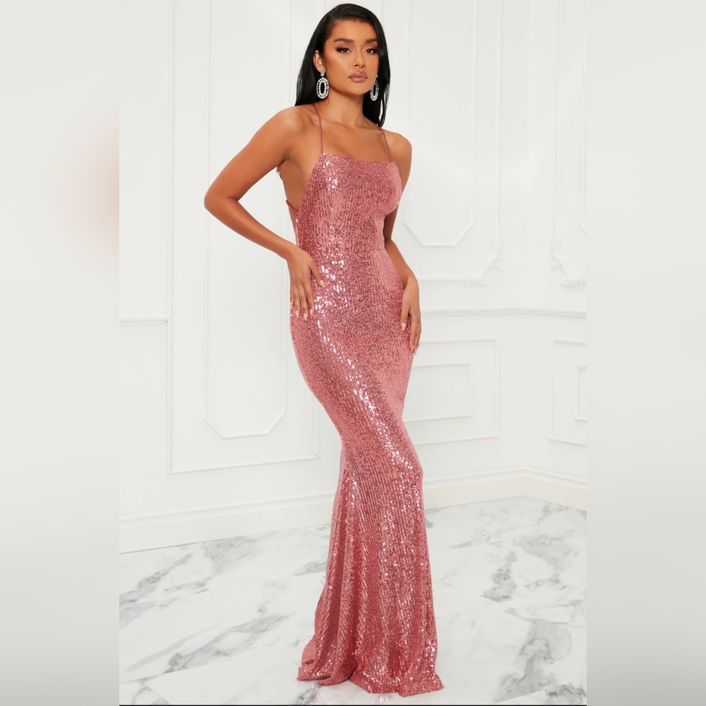 Sequin maxi dress